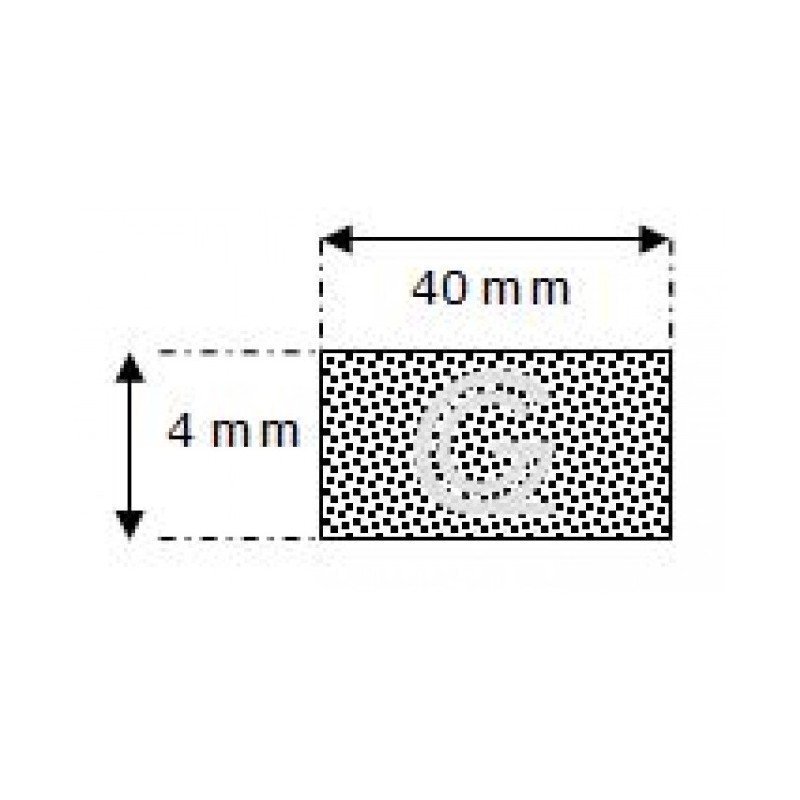 Techno 200 Neopreen Zwart | 6,0 mm dik | 100,0 mm breed | 1 zijde zelfklevend | 20 meter Techno 200 Neopreen Zwart | 6,0 mm dik | 100,0 mm breed | 1 zijde zelfklevend | 20 meter