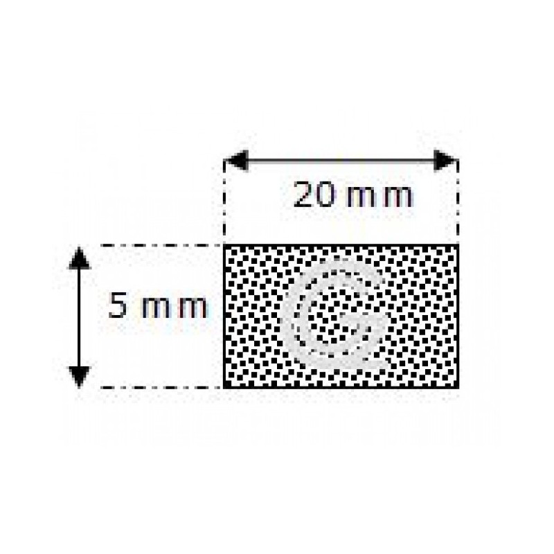 Techno 200 Neopreen Zwart | 8,0 mm dik | 25,0 mm breed | 1 zijde zelfklevend | 40 meter Techno 200 Neopreen Zwart | 8,0 mm dik | 25,0 mm breed | 1 zijde zelfklevend | 40 meter