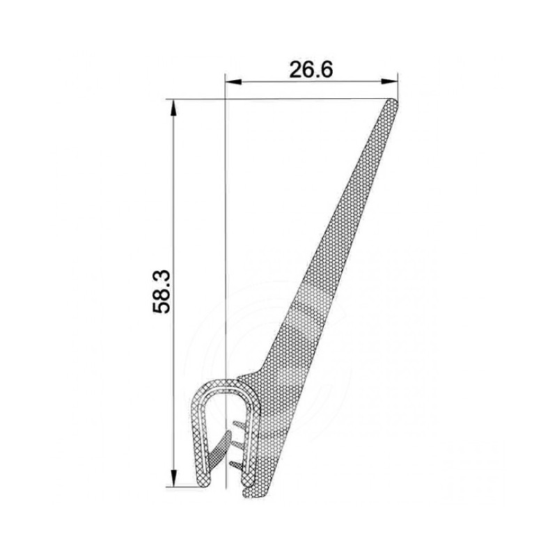 Techno 400 EPDM Zwart | 2,0 mm dik |1 meter breed | 20 meter lang | 1 zijde zelfklevend Techno 400 EPDM Zwart | 2,0 mm dik |1 meter breed | 20 meter lang | 1 zijde zelfklevend